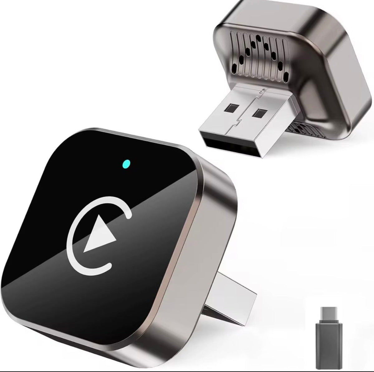Compact Wireless CarPlay Adapter – 23mm