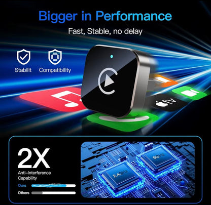 Compact Wireless CarPlay Adapter – 23mm