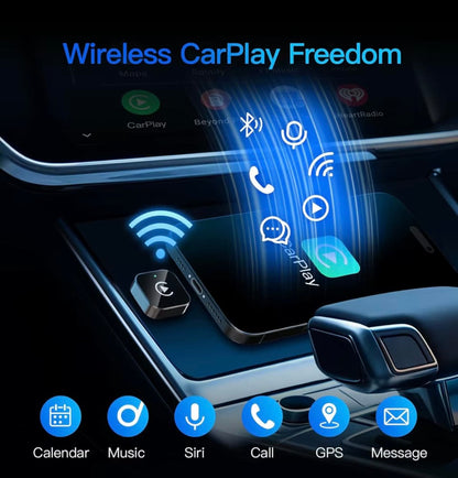 Compact Wireless CarPlay Adapter – 23mm